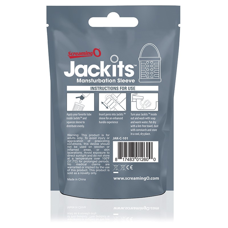 SCJAK-C110 Screaming O Jackits MANsturbation Sleeve POP of 12