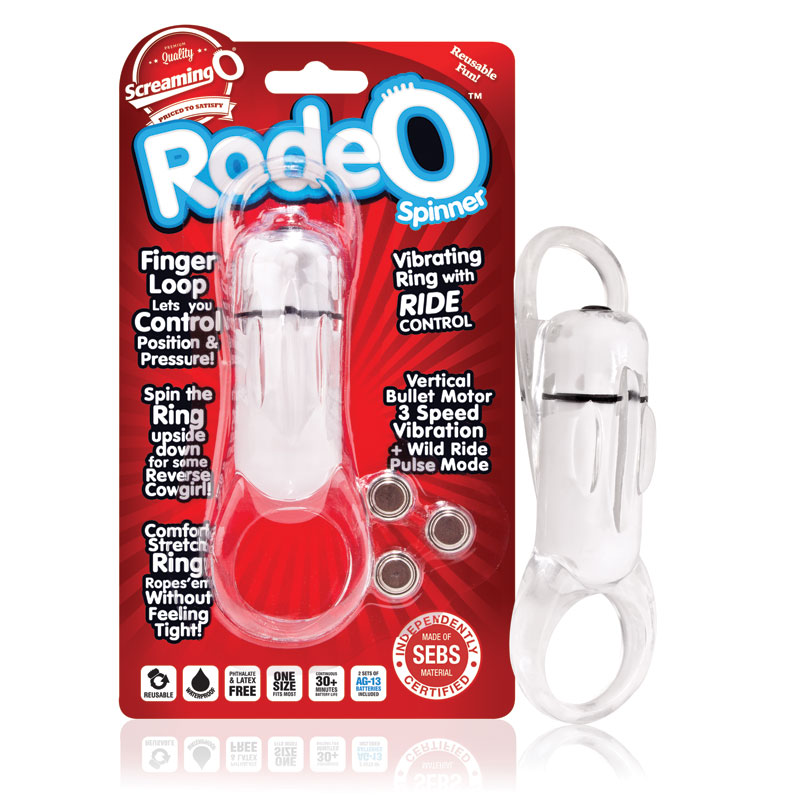 SCRSC-110 Screaming O RodeO Spinner Clear