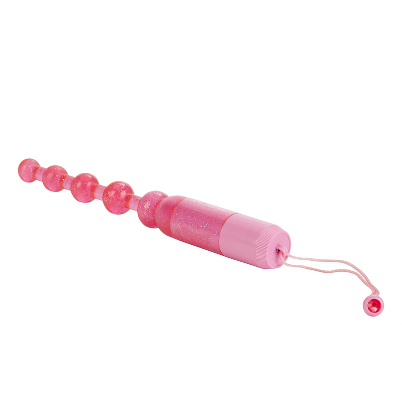 SE1329-04-2 California Exotics Waterproof Vibrating Pleasure Beads Pink
