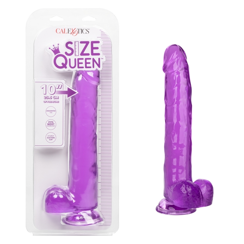 NEW SE0262-15-2 California Exotics  10” Size Queen Purple