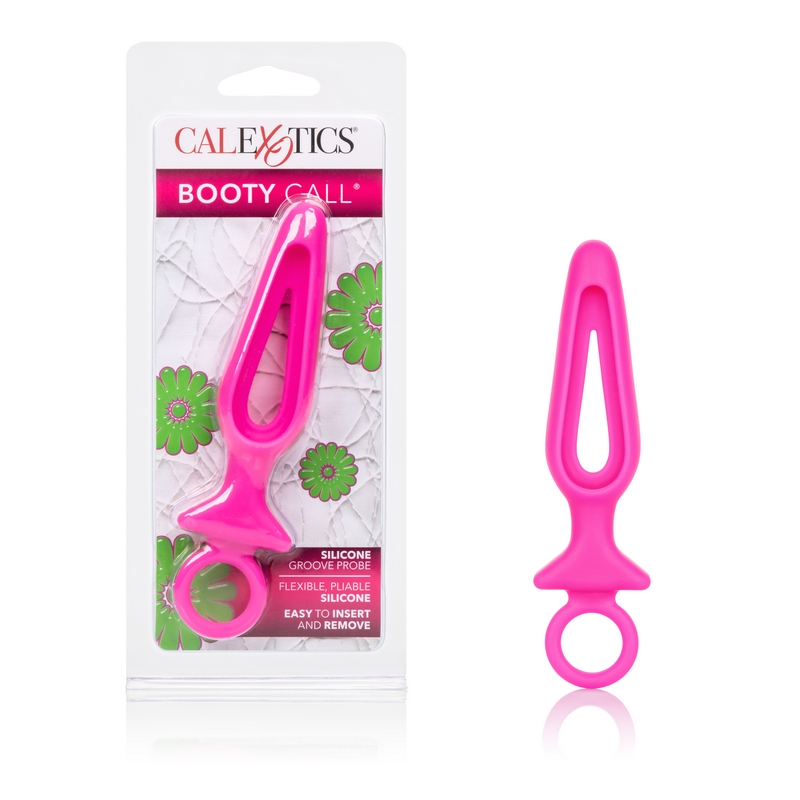 SE0393-41-2 California Exotics  Booty Call® Silicone Groove Probe Pink