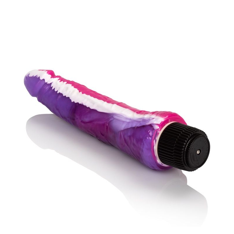 SE0642-10-2 California Exotics Funky Jelly Vibrator Pink/Purple