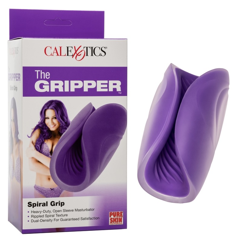NEW SE0931-15-3 California Exotics  The Gripper Spiral Grip Purple