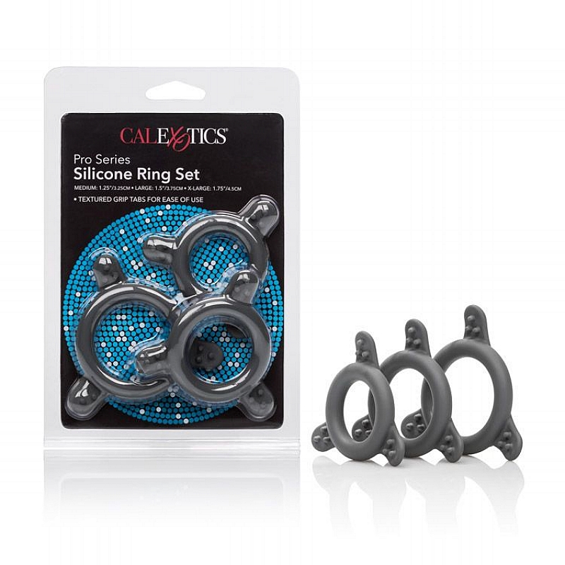 SE1434-70-2 California Exotics Pro Series Silicone Ring Set™