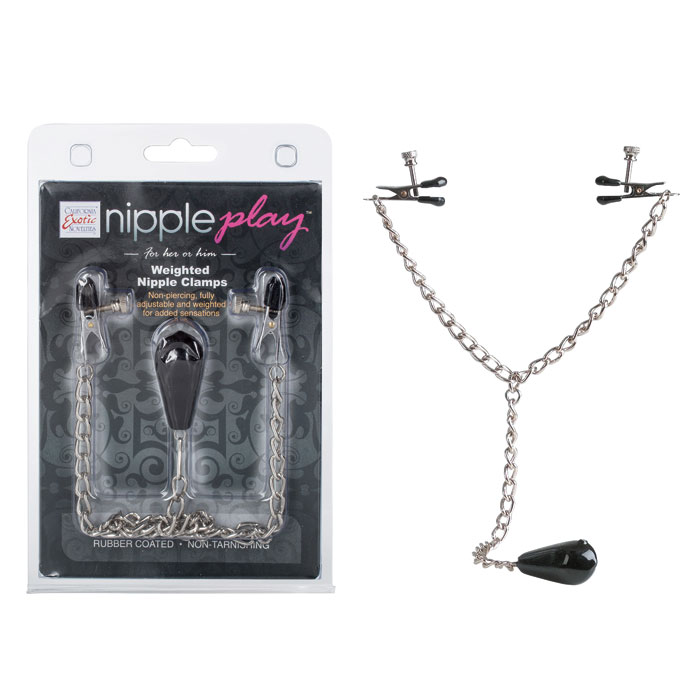SE2593-00-2 California Exotics Weighted Nipple Clamps