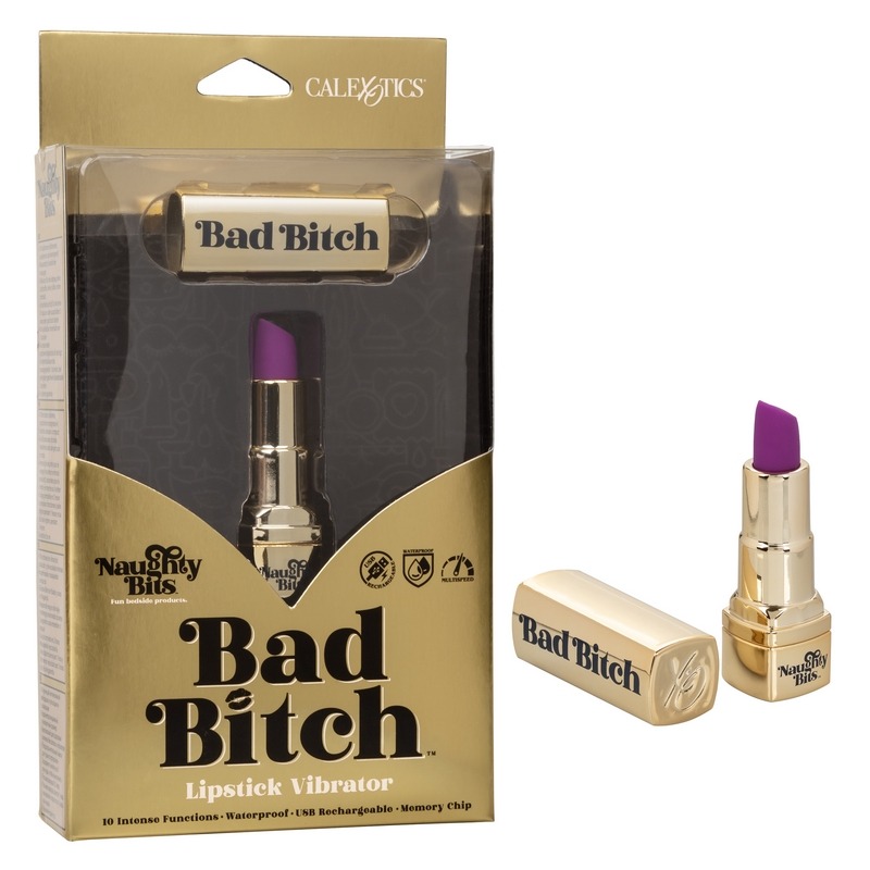 SE4410-00-3 California Exotics  Naughty Bits Bad Bitch Lipstick Vibe