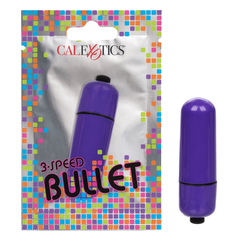 NEW SE8000-60-1 California Exotics  3 Speed Bullet Foil Pack Purple
