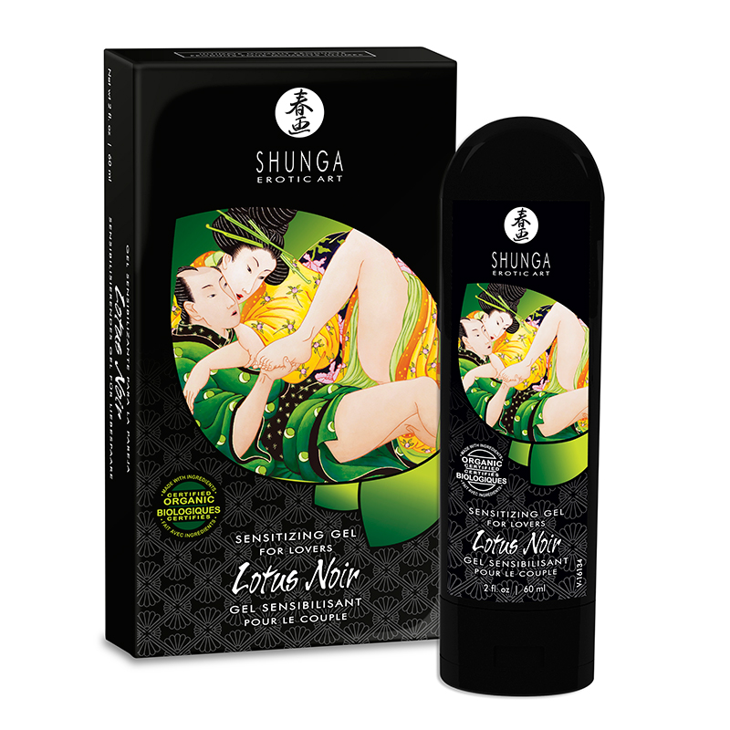 SH5600 Shunga Lotus Noir Sensitizing Cream For Lovers