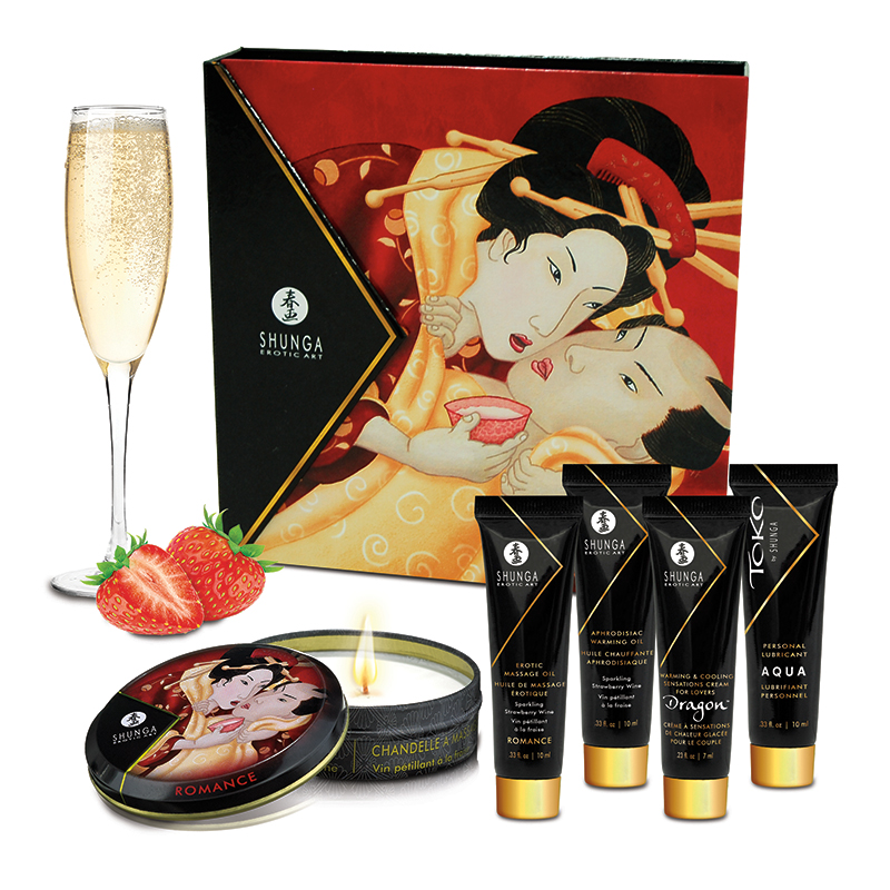 SH8208 Shunga Geishaâ€™s Secret Collection Sparkling Strawberry Wine