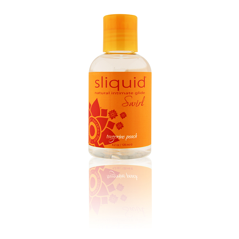 SL022 Sliquid 4.2 oz Swirl Tangerine Peach