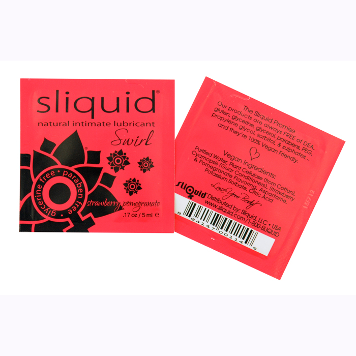 SL114 Sliquid  Swirl Strawberry Pomegranate Pillow Pac (Each)