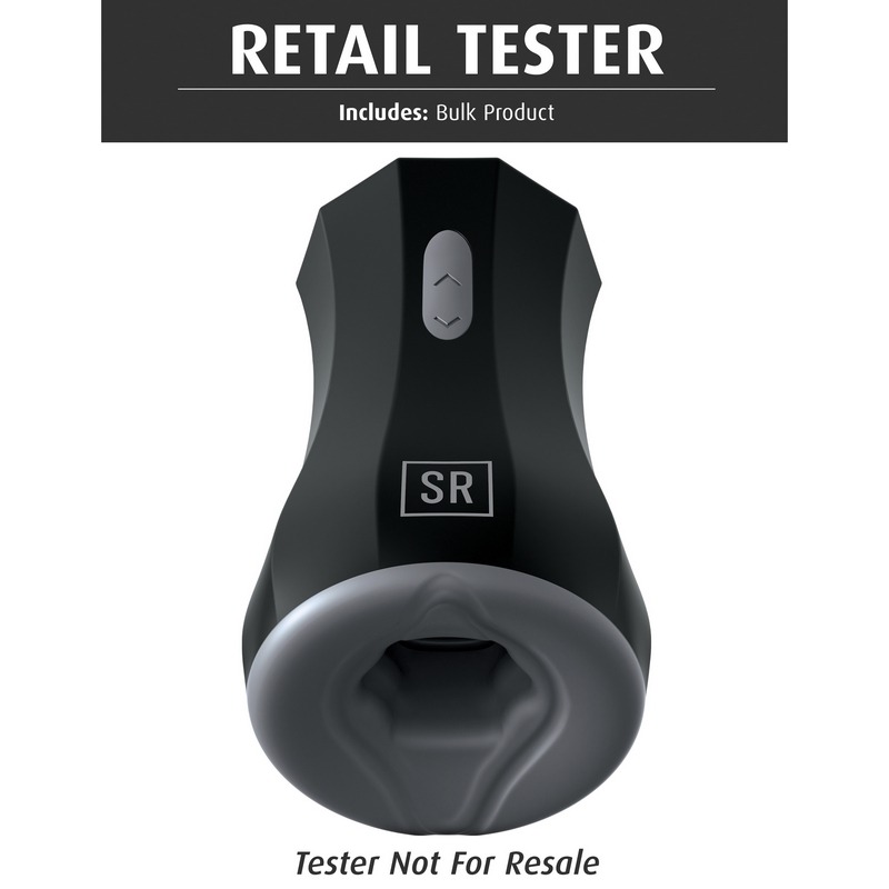 SR1067-TE Sir Richard’s Control Silicone Twin Turbo Stroker RETAIL TESTER ONE PER STORE ONLY FREE WITH 3 UNITS BOUGHT