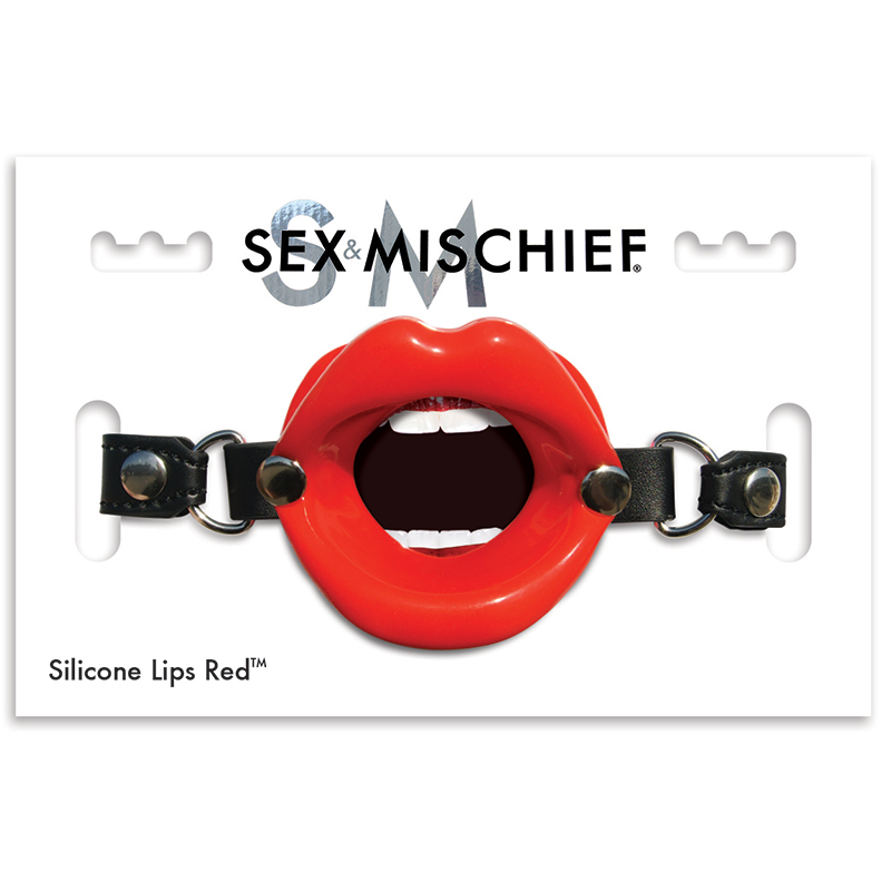 SS099-43 Sex and Mischief Silicone Red Lips