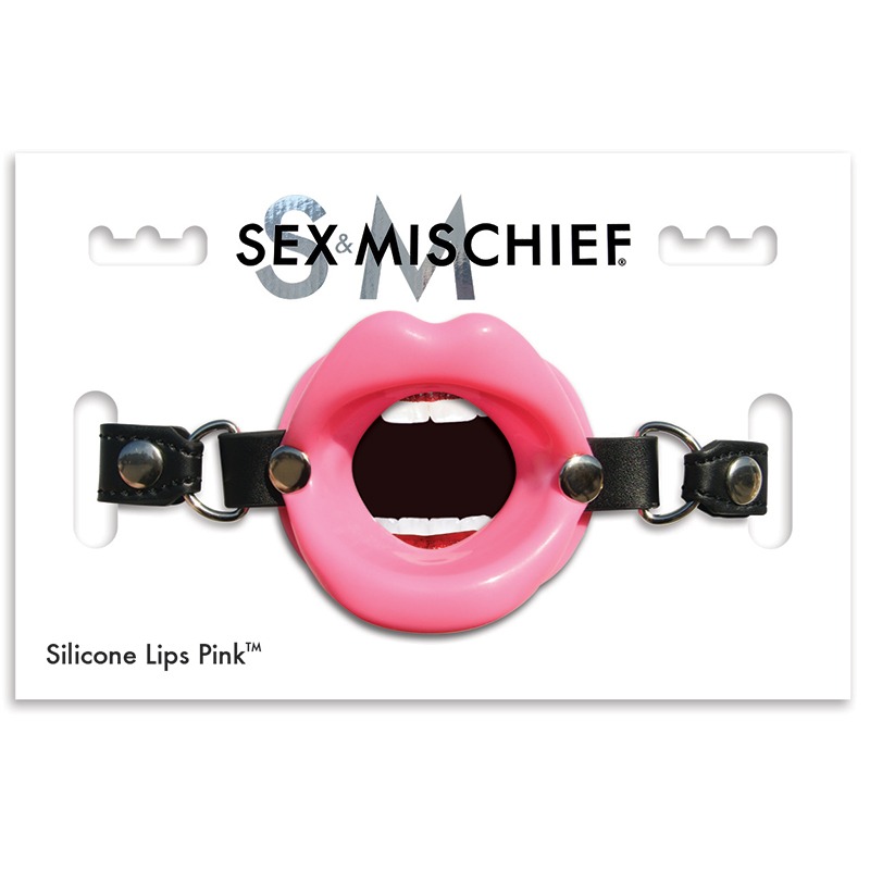 SS099-44 Sex and Mischief Silicone Pink Lips