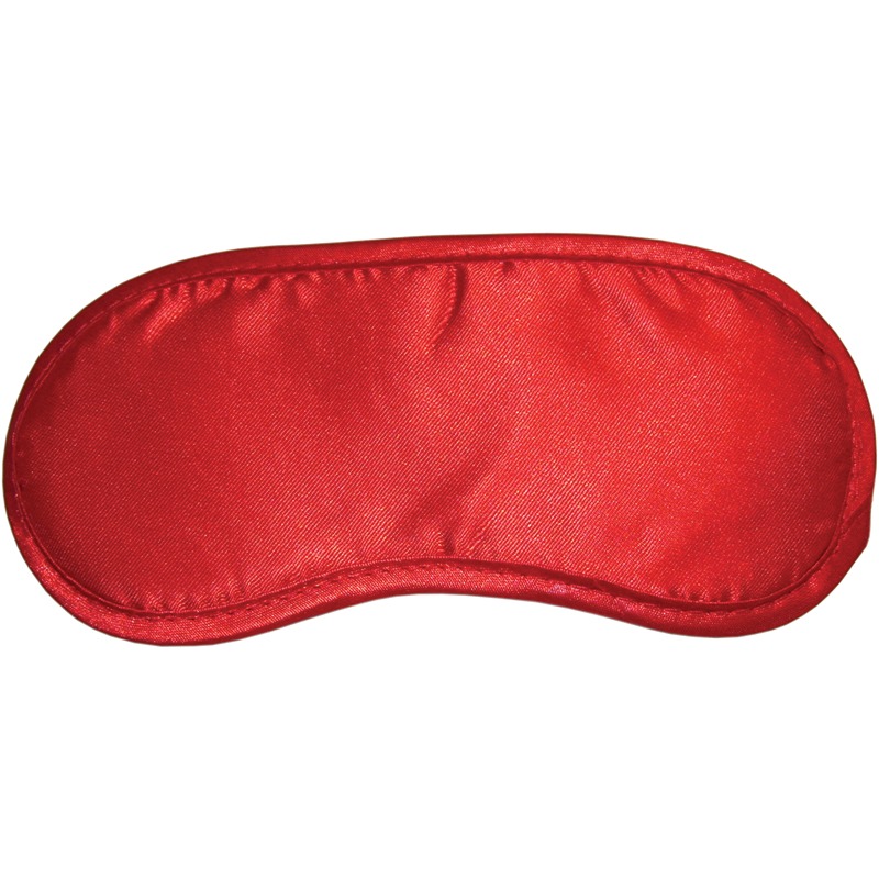 SS100-02 Sex and Mischief Satin Blindfold Red