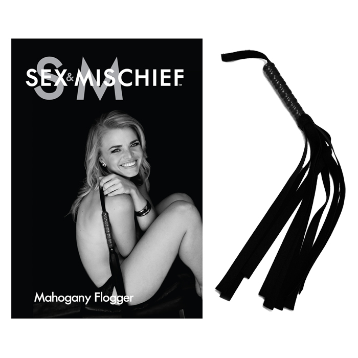 SS100-43 Sex and Mischief Mahogany Flogger