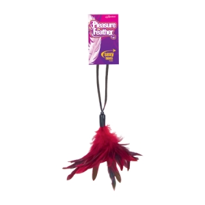 SS261-03 Sportsheets Pleasure Feathers Red