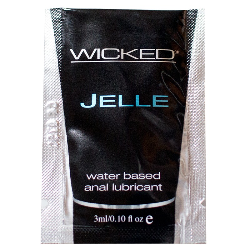 WC90101 Wicked Sensual Care  3 ml Jelle Waterbased Sample Pack