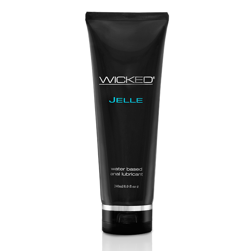 WC90109 Wicked Sensual Care 8 oz Jelle Anal Lube