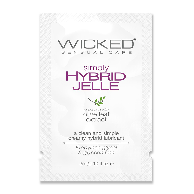 WC91210 Wicked Sensual Care 3 ml Simply Hybrid Jelle Packette
