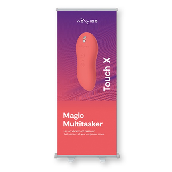 WE585 We-Vibe Touch X Roll Up Banner ONE PER STORE ONLY