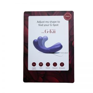 NEW JE2610 Je Joue G-Kii Adjustable G-Spot Vibe Display CardONE PER STORE ONLY FREE WITH 3 UNITS BOUGHT