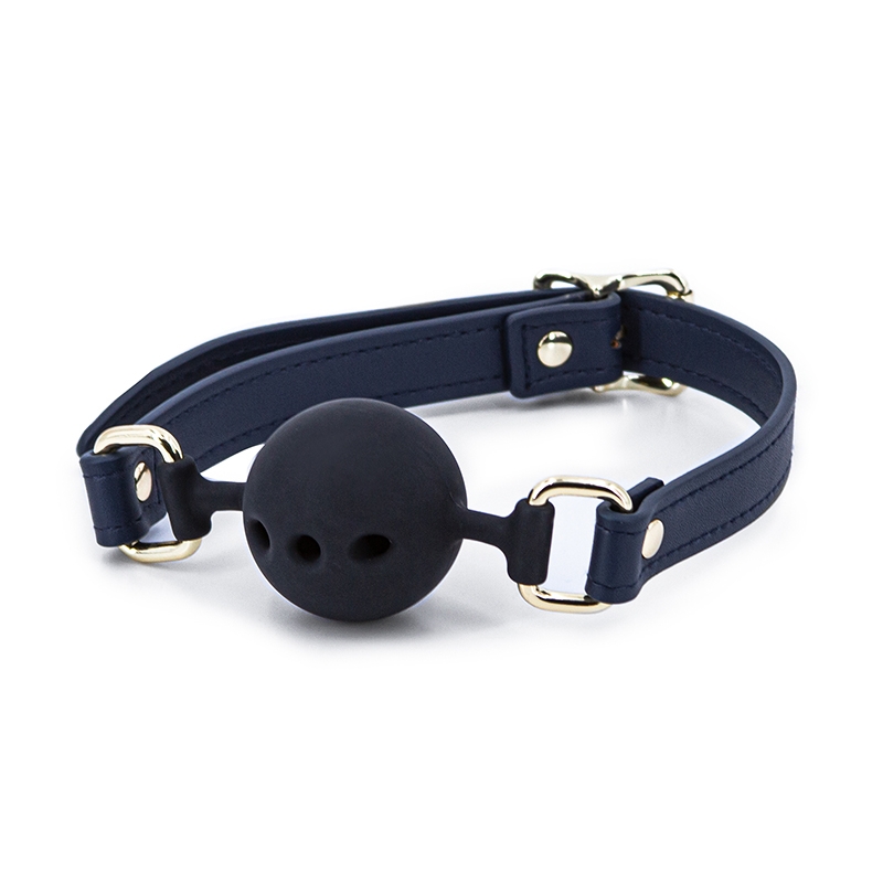 NSN1306-77 Bondage Couture Ball Gag Blue – Ultra Love Products Ltd.